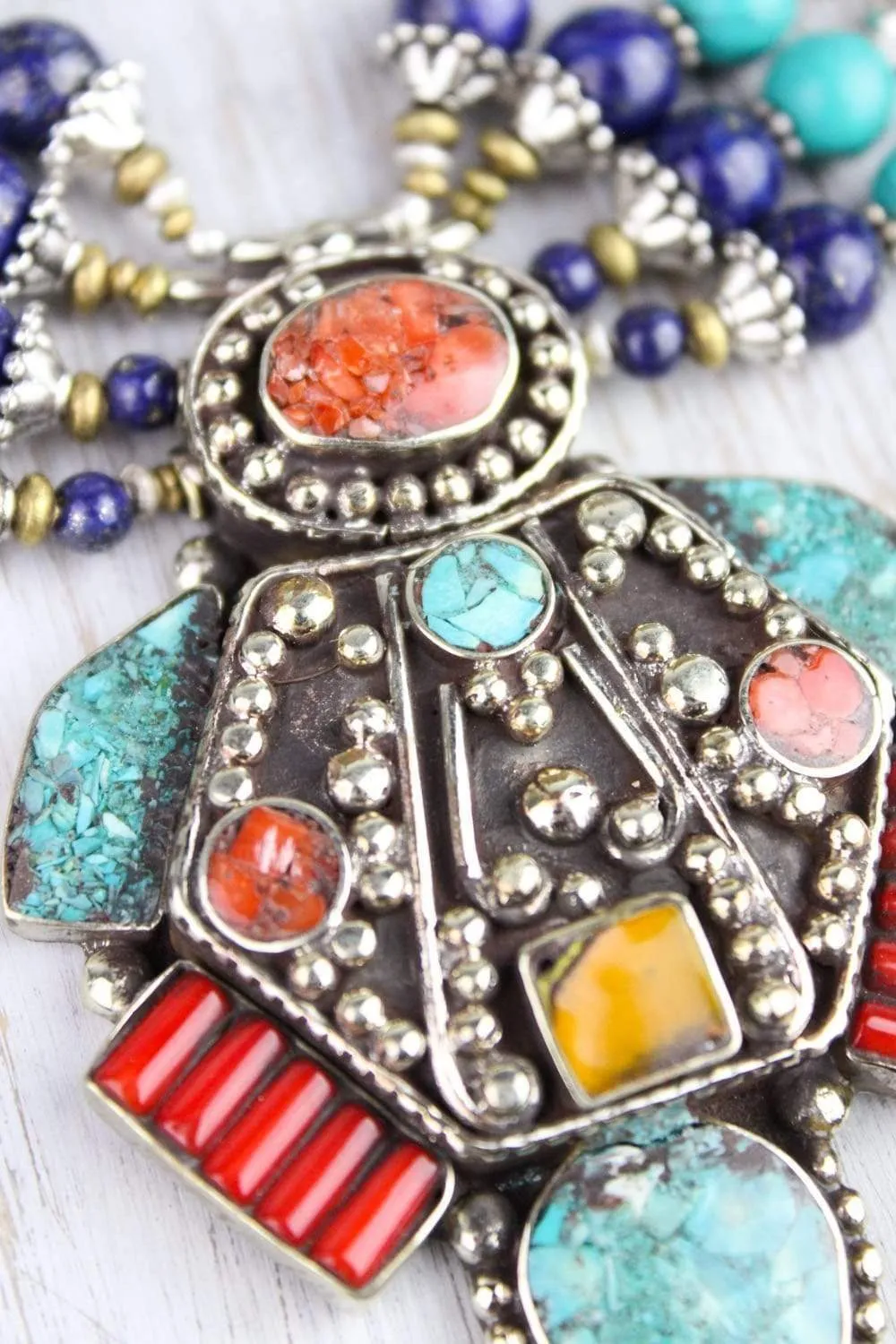 Amazing Tibetan Showpiece Necklace