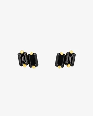 Ann Black Mix Studs