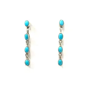 Anthony Skeet Turquoise Drop Dangle Earring