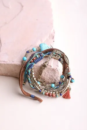 Beaded Suede Bracelet