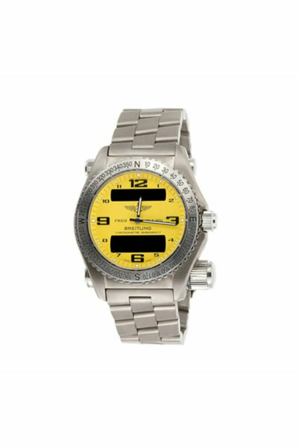 breitling emergency multifunctional chronograph men's watch ref. e76321