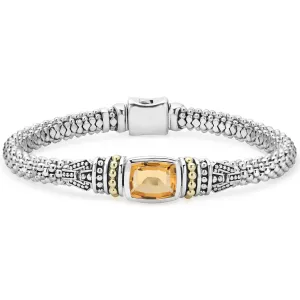 Caviar Color Citrine Caviar Bracelet | 6mm