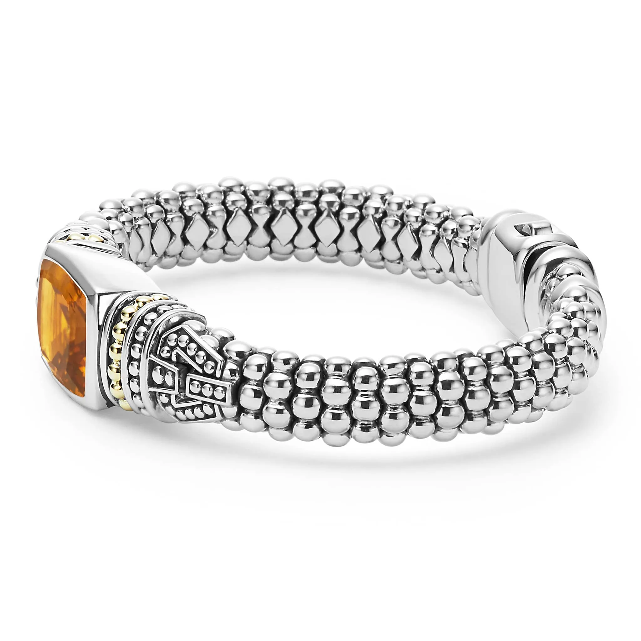 Caviar Color Citrine Caviar Bracelet | 9mm