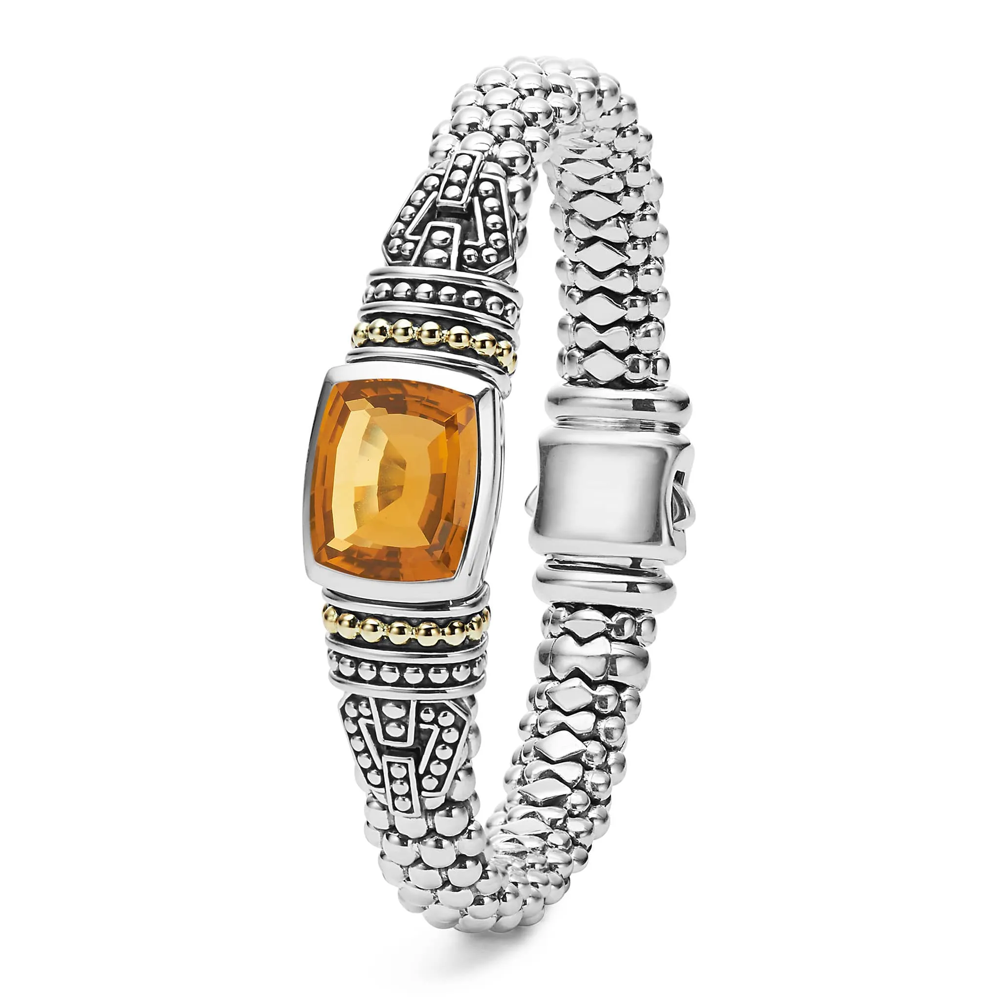 Caviar Color Citrine Caviar Bracelet | 9mm