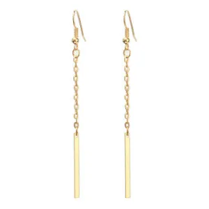 Cheap Gold One Pendant Earrings