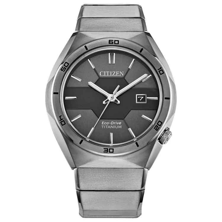 CITIZEN Eco-Drive Sport Luxury Armor Mens Watch Super Titanium