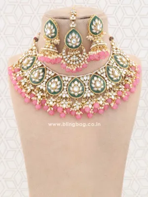 Coral Aalaya Jewellery Set