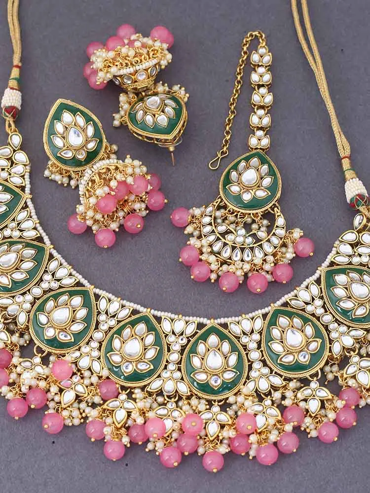 Coral Aalaya Jewellery Set