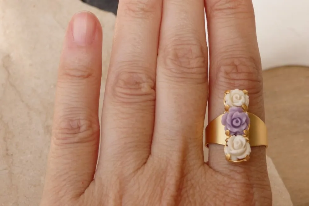 Coral Mother's Ring