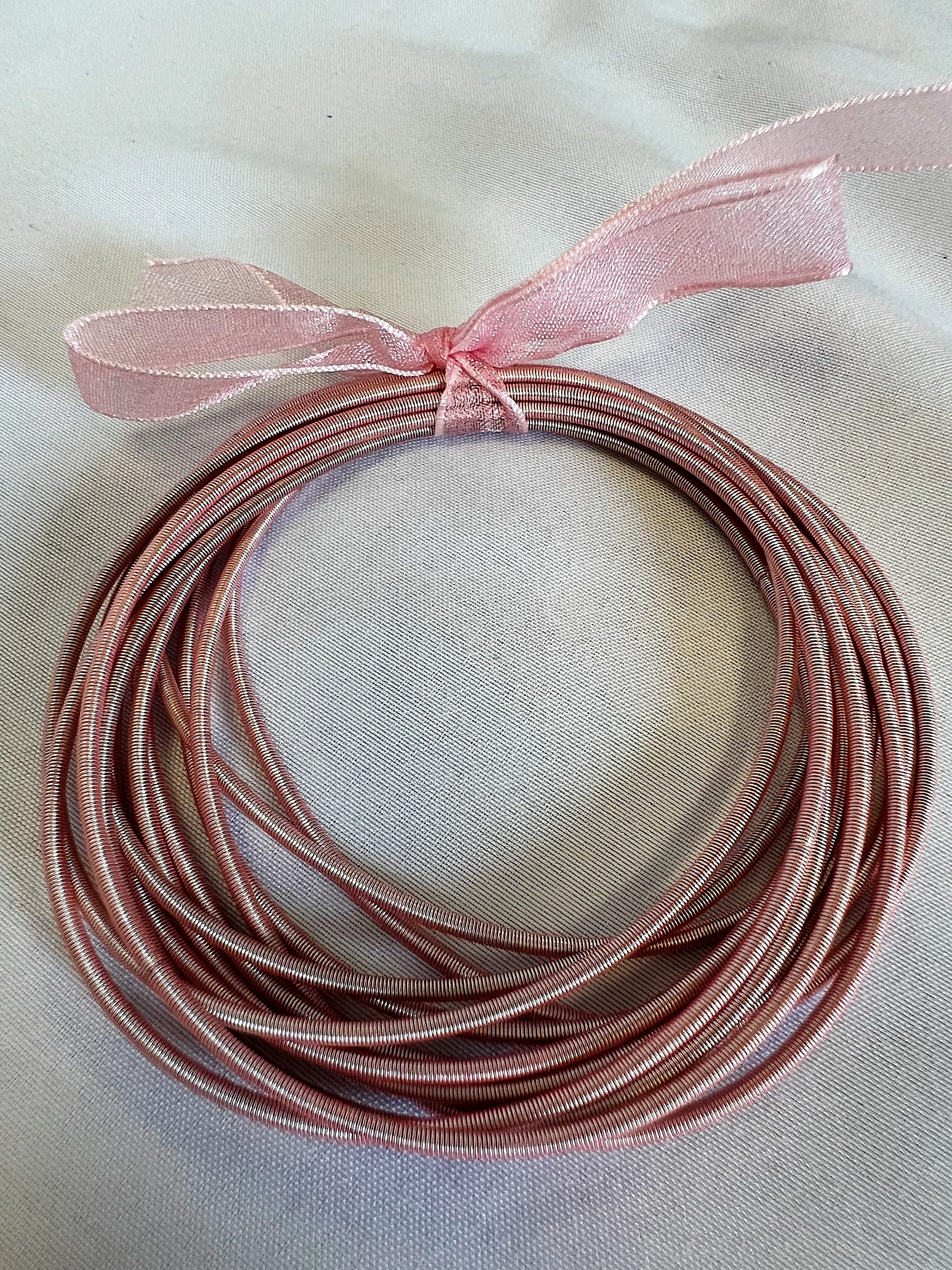 Cord Stacker Bracelet - Blush