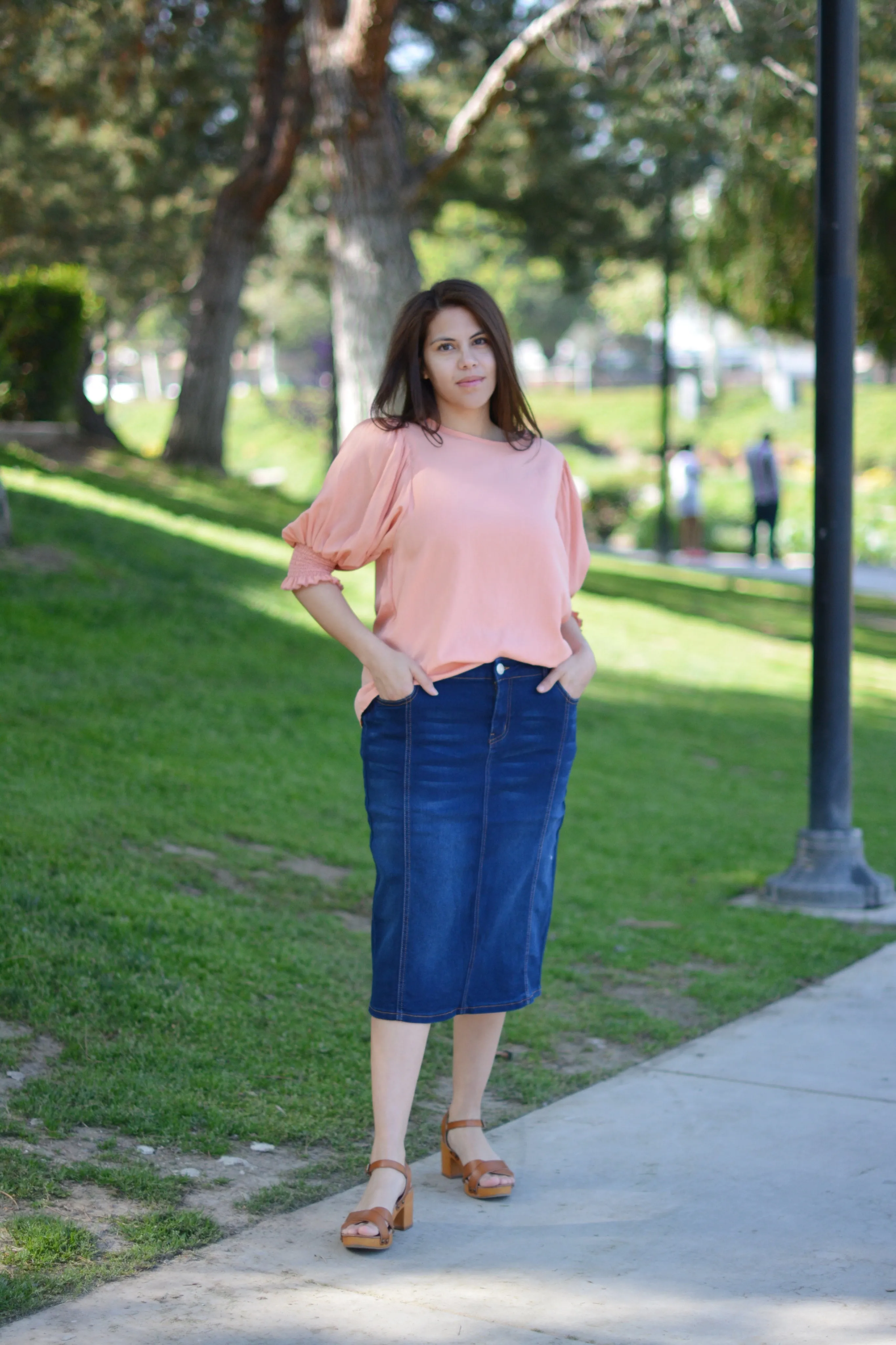 Evangeline Coral Top