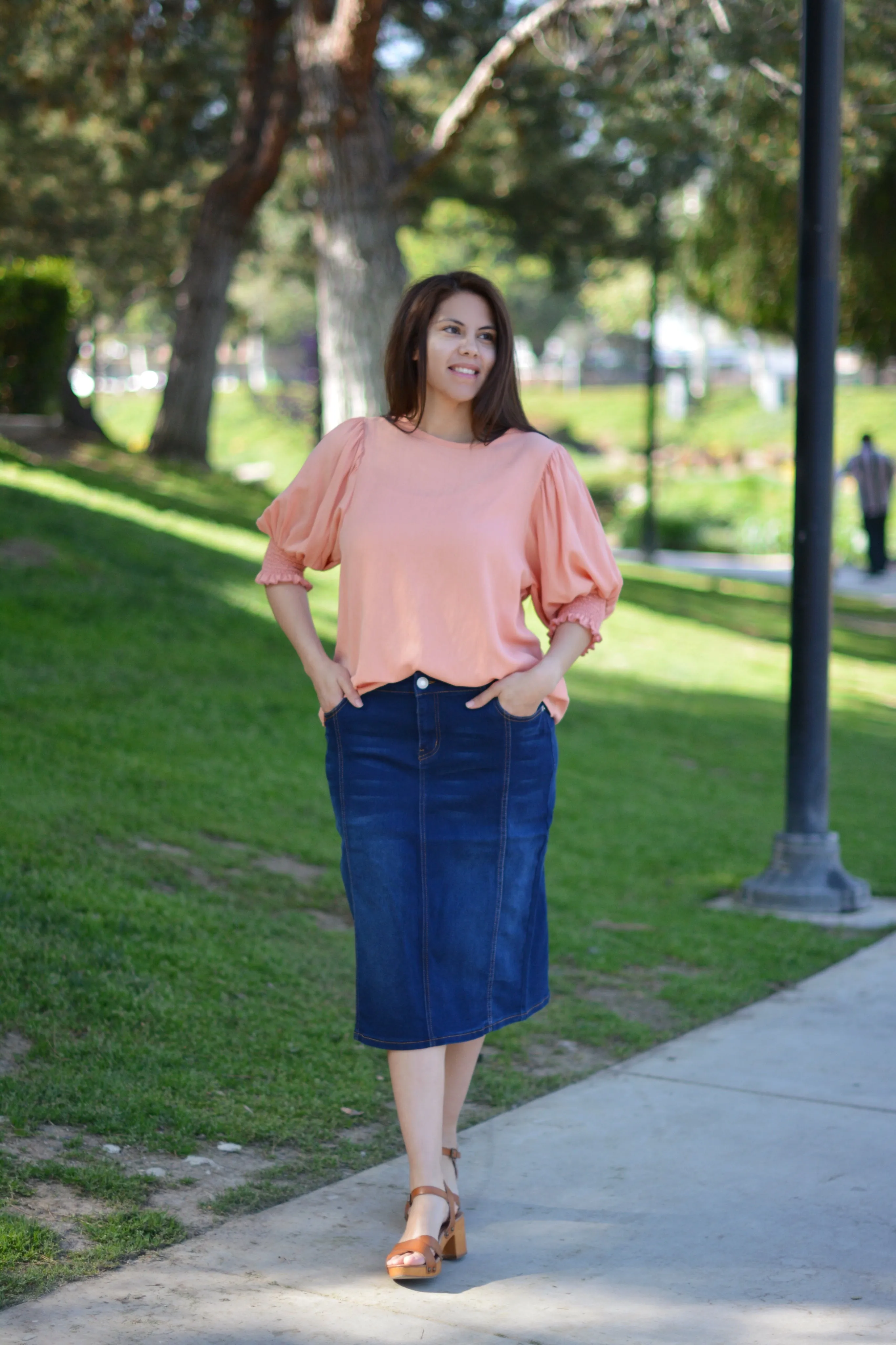 Evangeline Coral Top