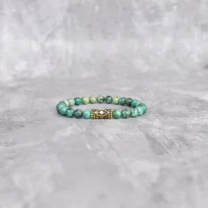 Eye of Serenity - Turquoise Beads Bracelet