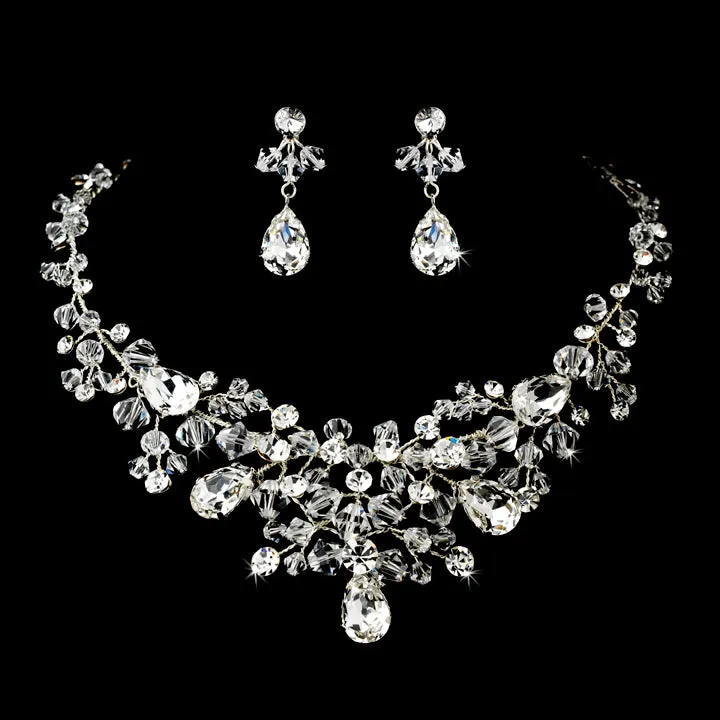 Fabulous Silver Swarovski Crystal Tiara Headpiece