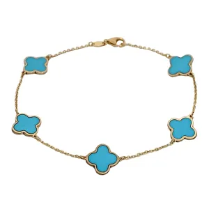 Inlay Flower Bracelet