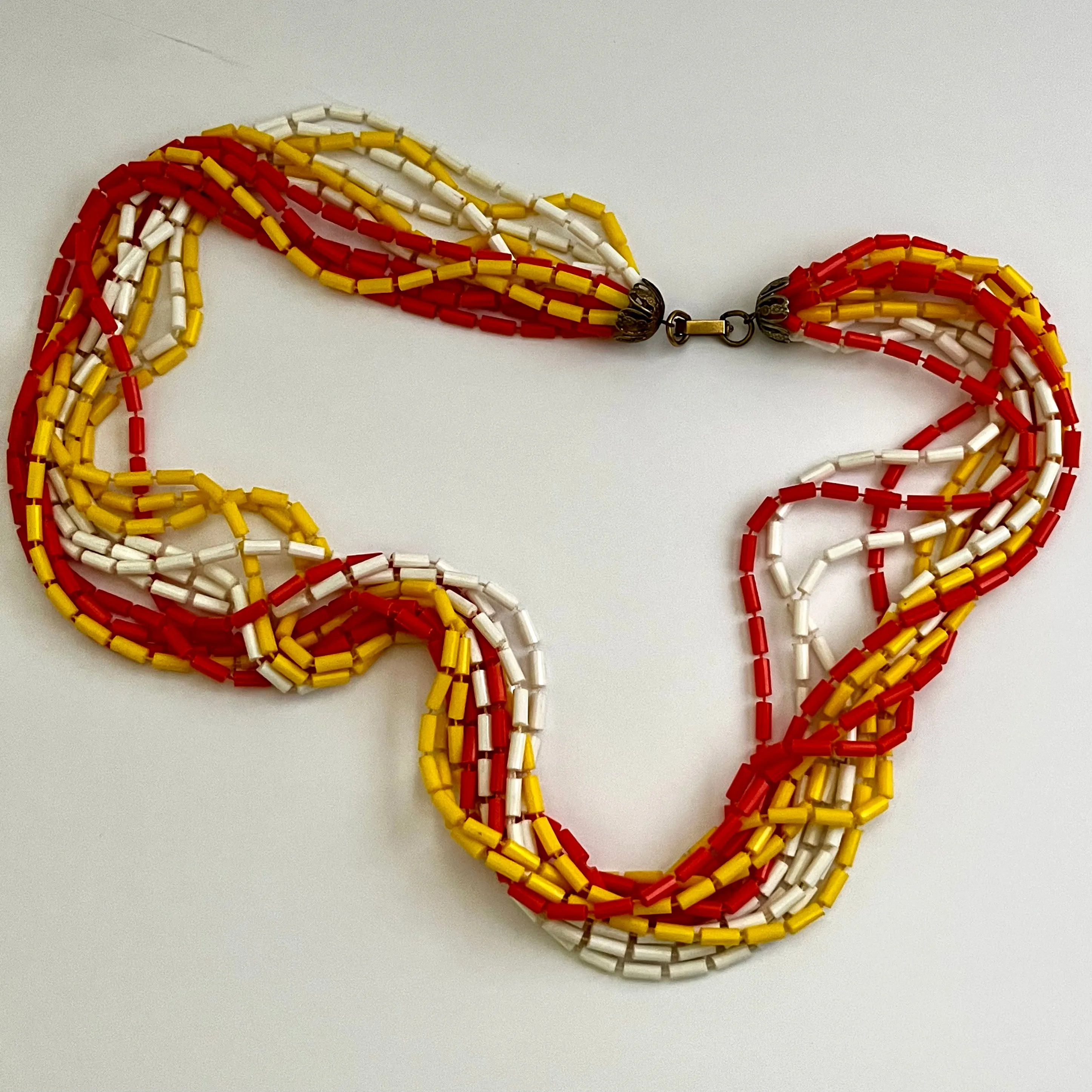 Late 60s/ Early 70s Multi-Colored Bead Necklace