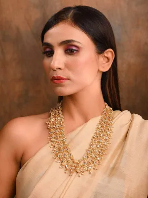 Layered Kundan Coral Necklace