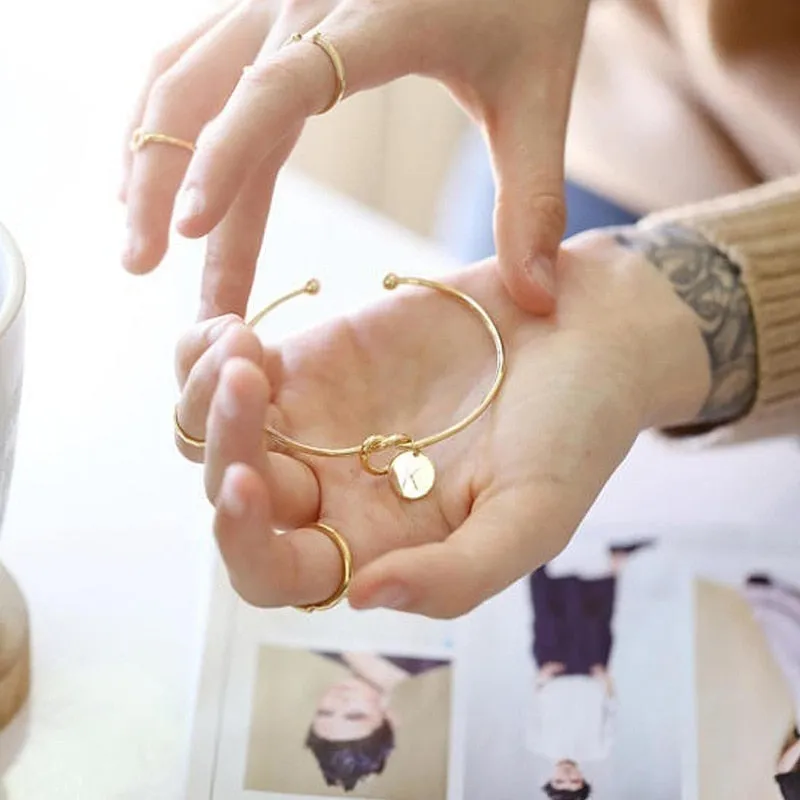 Letter Charm Bracelet