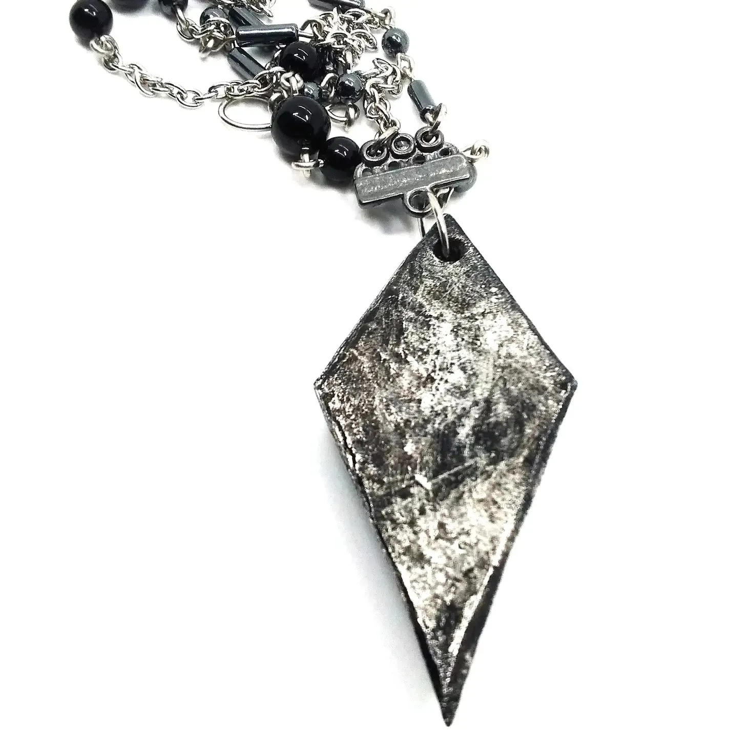 Obelisk Necklace - Onyx