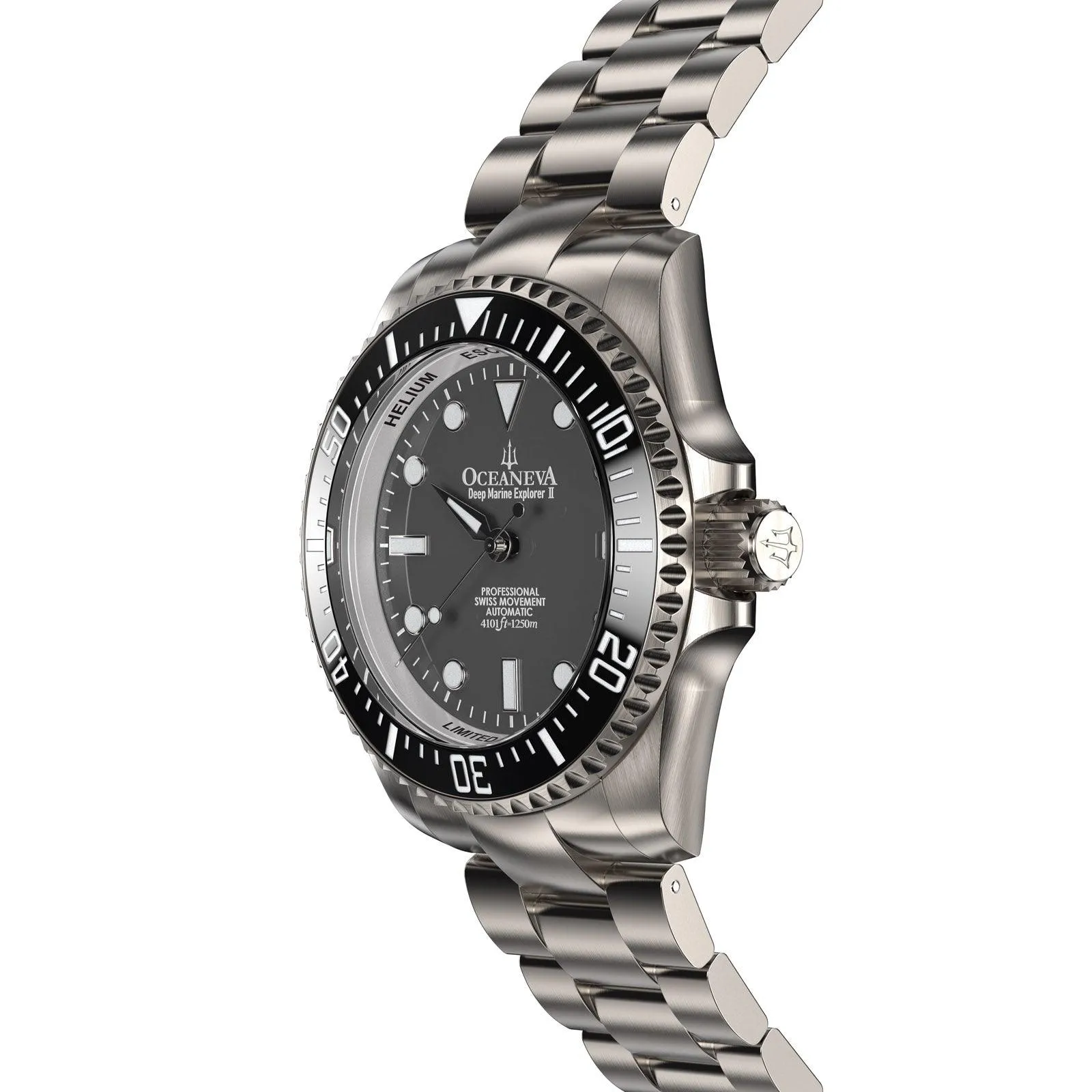 Oceaneva Deep Marine Explorer II Pro Diver Titanium Limited Edition 1250m