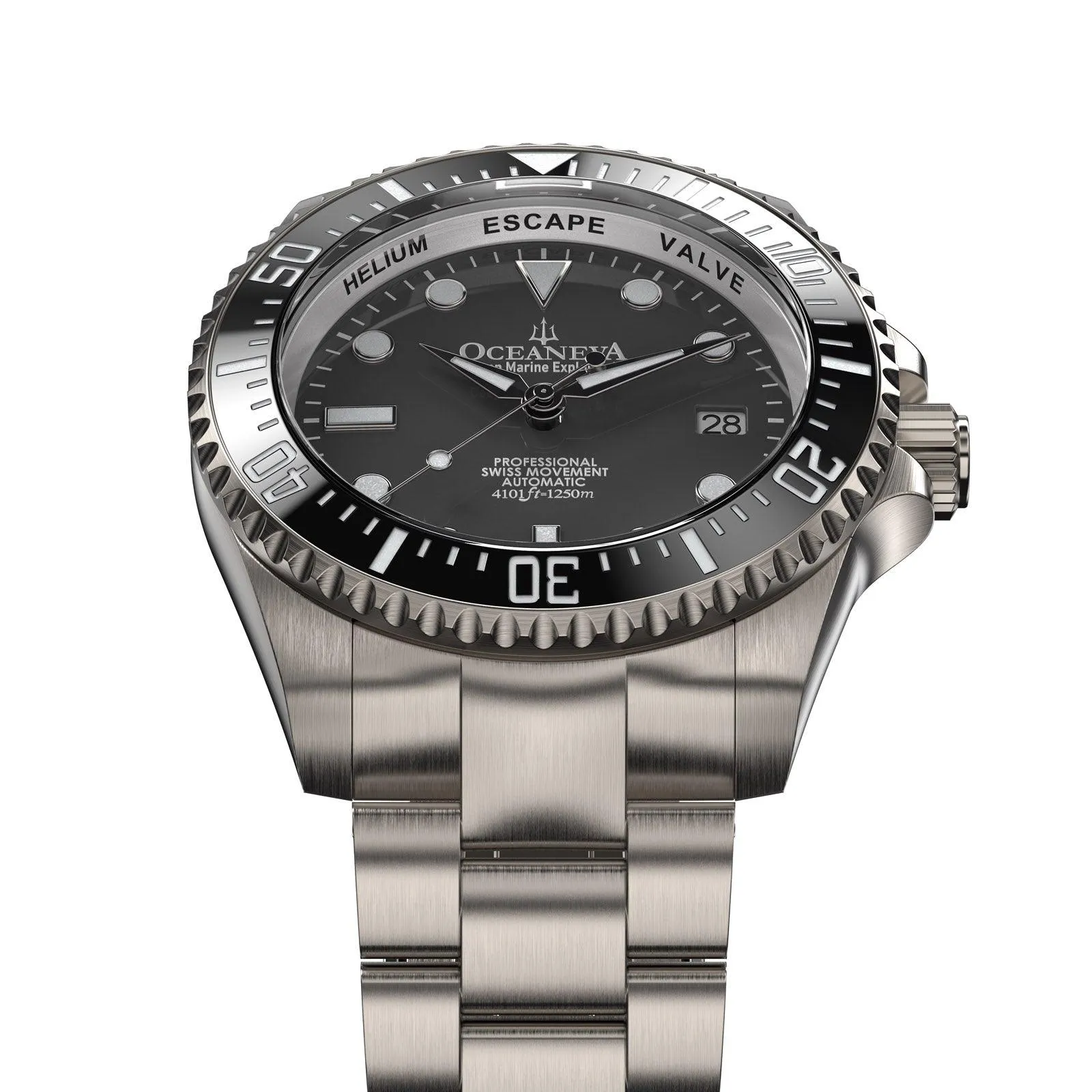 Oceaneva Deep Marine Explorer II Pro Diver Titanium Limited Edition 1250m