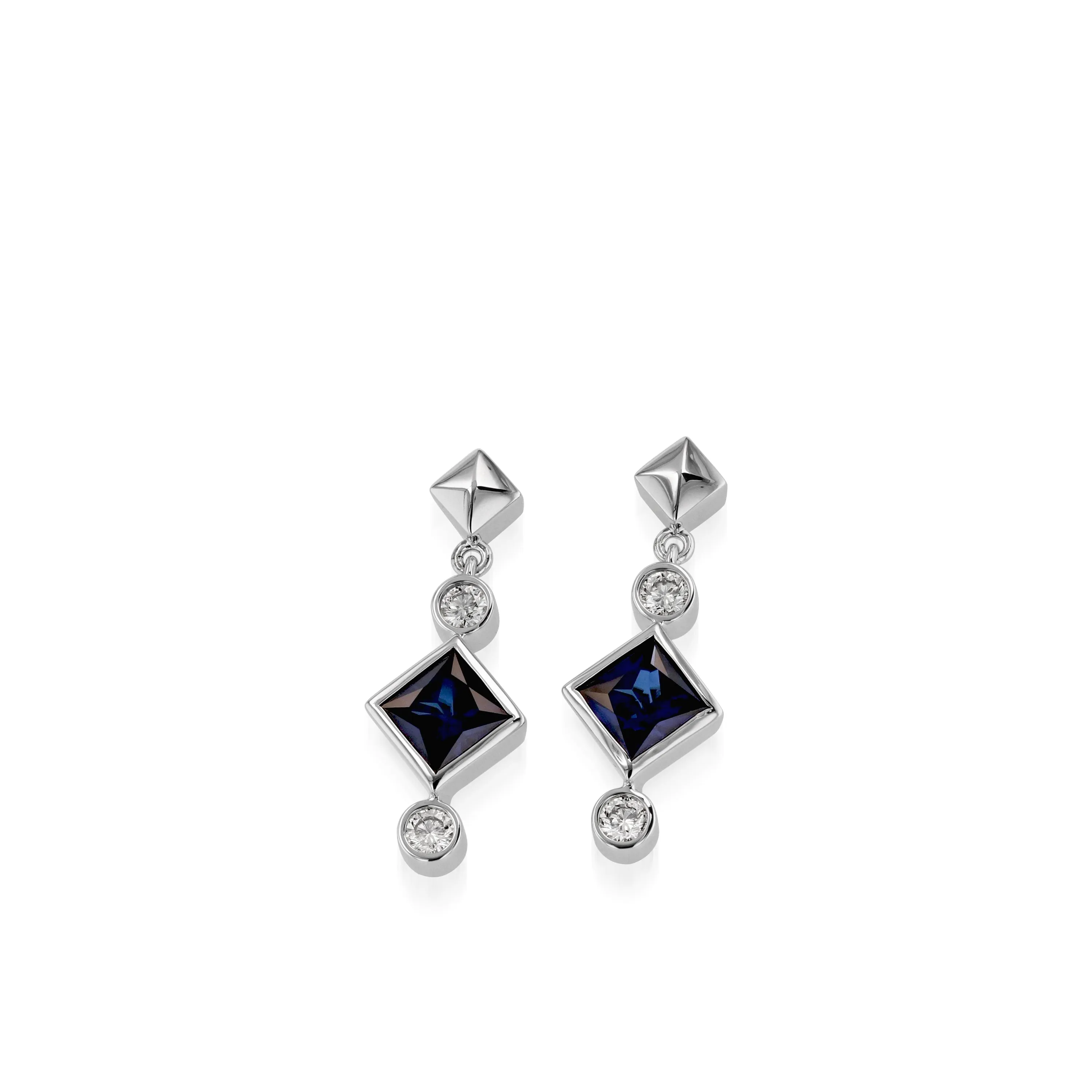 Paloma Lab-Grown Gemstone Dangle Earrings