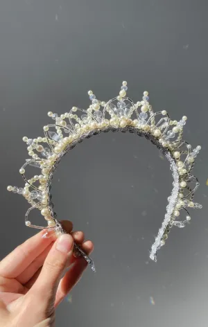 Pearl Princess Tiara Headband