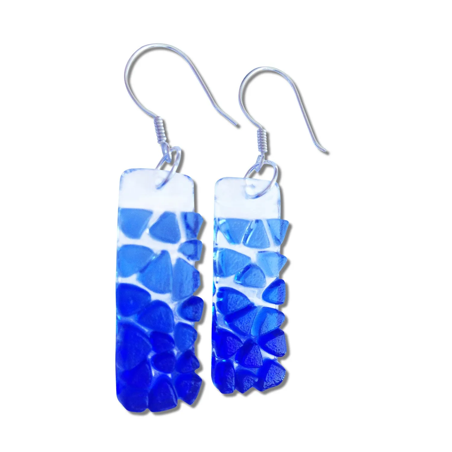 Picado Glass Earrings - Cherry