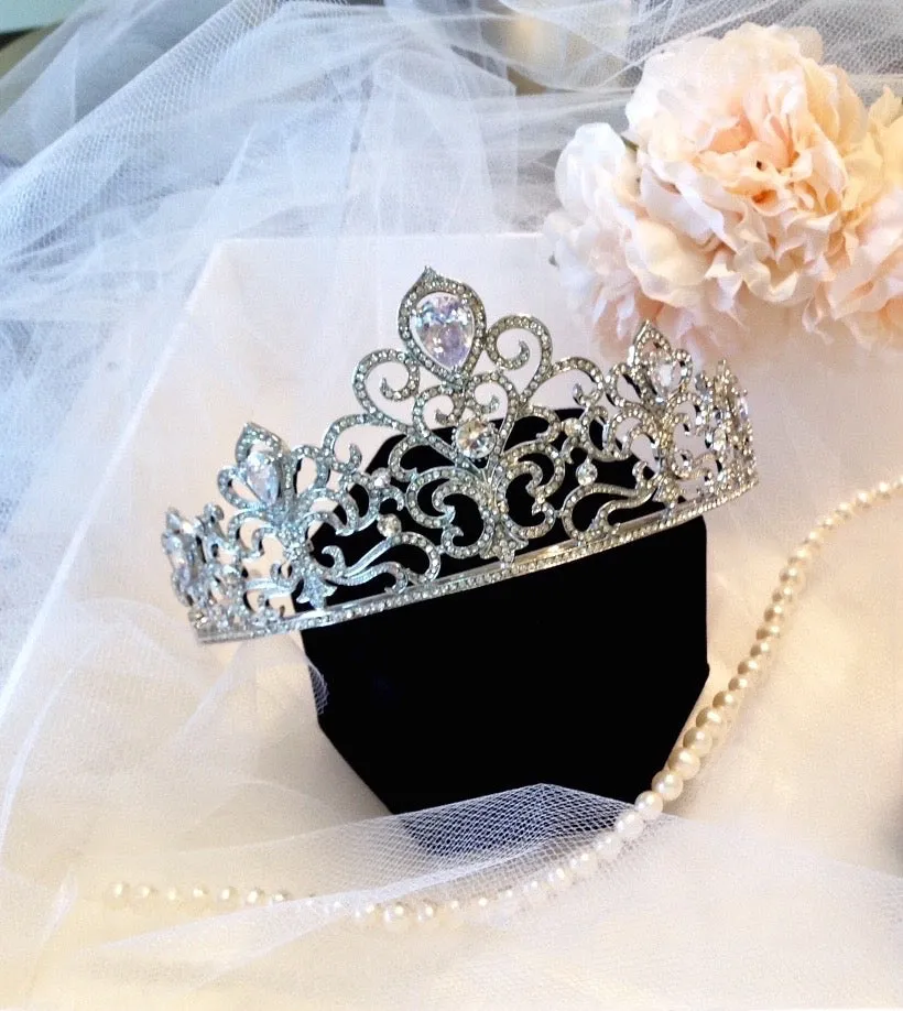 "Ellena" - Cubic Zirconia Bridal Tiara