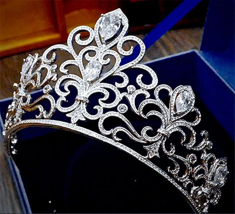 "Ellena" - Cubic Zirconia Bridal Tiara