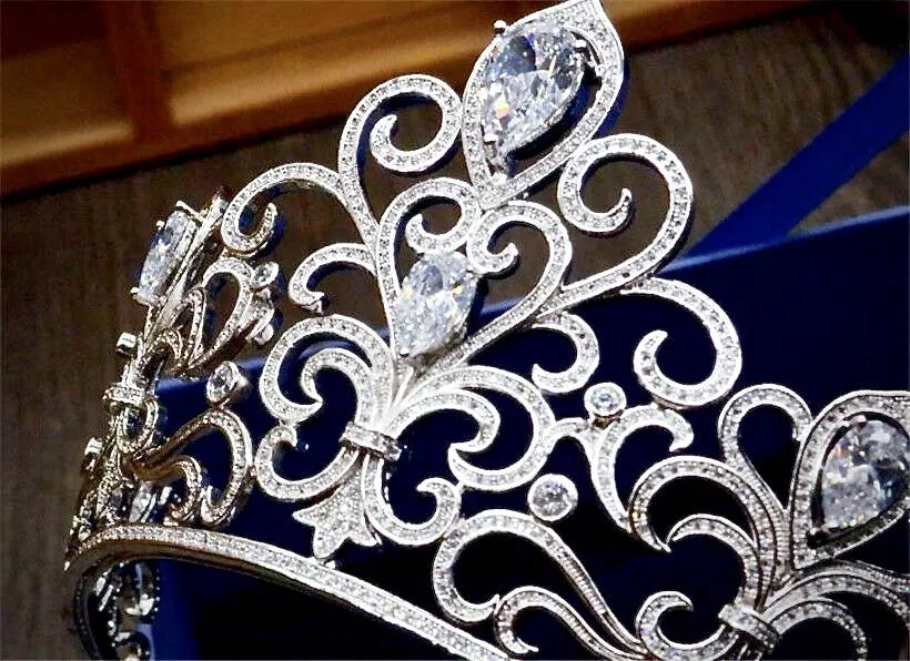 "Ellena" - Cubic Zirconia Bridal Tiara