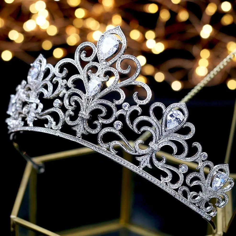 "Ellena" - Cubic Zirconia Bridal Tiara