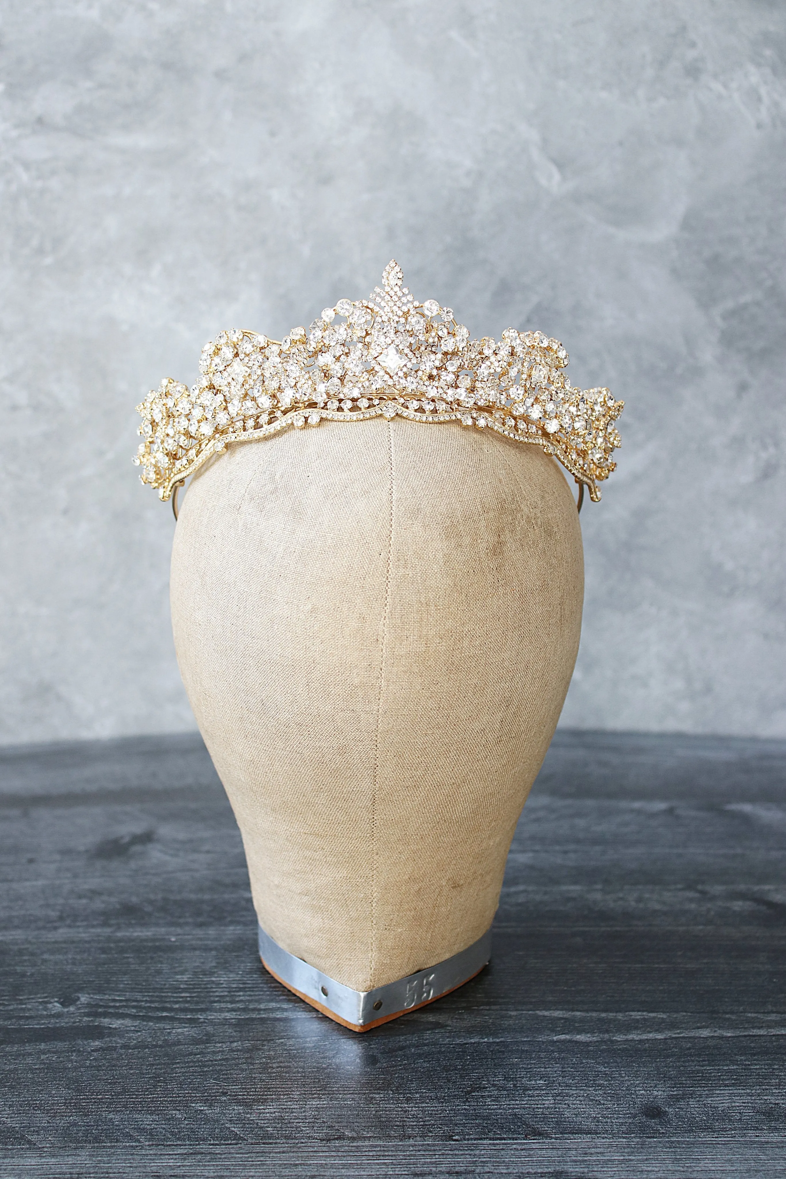 SHELLIE Gold Bridal Tiara