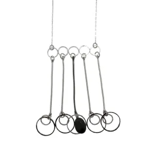 SSS 5R STICKS & STONES (5 Ring pendant with stone; long)