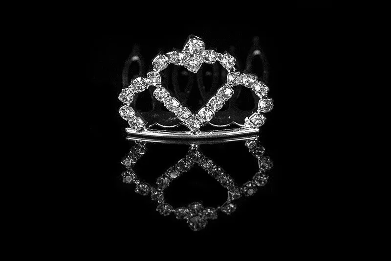 Tavla Petite Rhinestone Ornament Tiara | Rhinestone