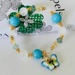 Turquoise Butterfly Bracelet